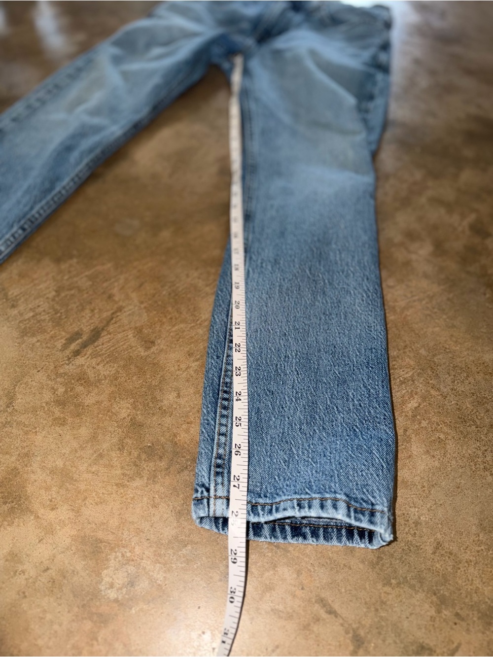 Levi’s 502 Taper Jeans Men’s W30 L30 Light Wash Denim Classic Cotton - Picture 7 of 14